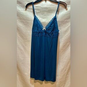Simple Pleasures Blue and Lace Intimate wear.